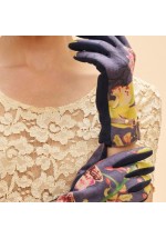 Powder Kylie Gloves (Blue Multi) Gift Bag AW25
